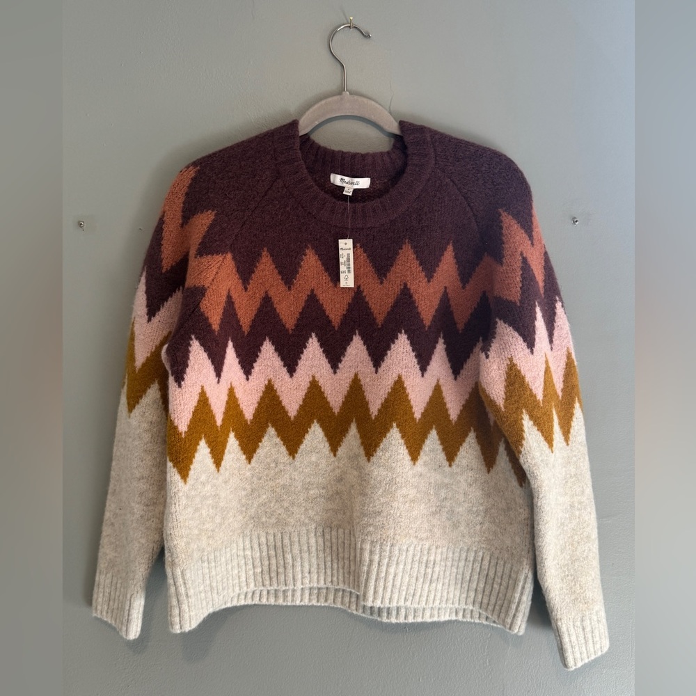 Madewell Delwood fair isle sweater